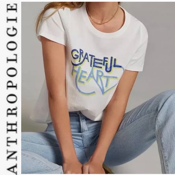 Anthropologie Tops - ANTHROPOLOGIE NWT Grateful Heart Graphic Tee xs